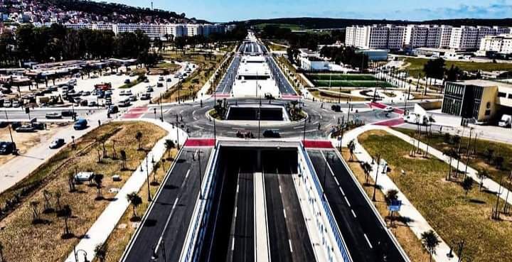 افتتاح نفق تحت أرضي بطول 700 متر بطنجة